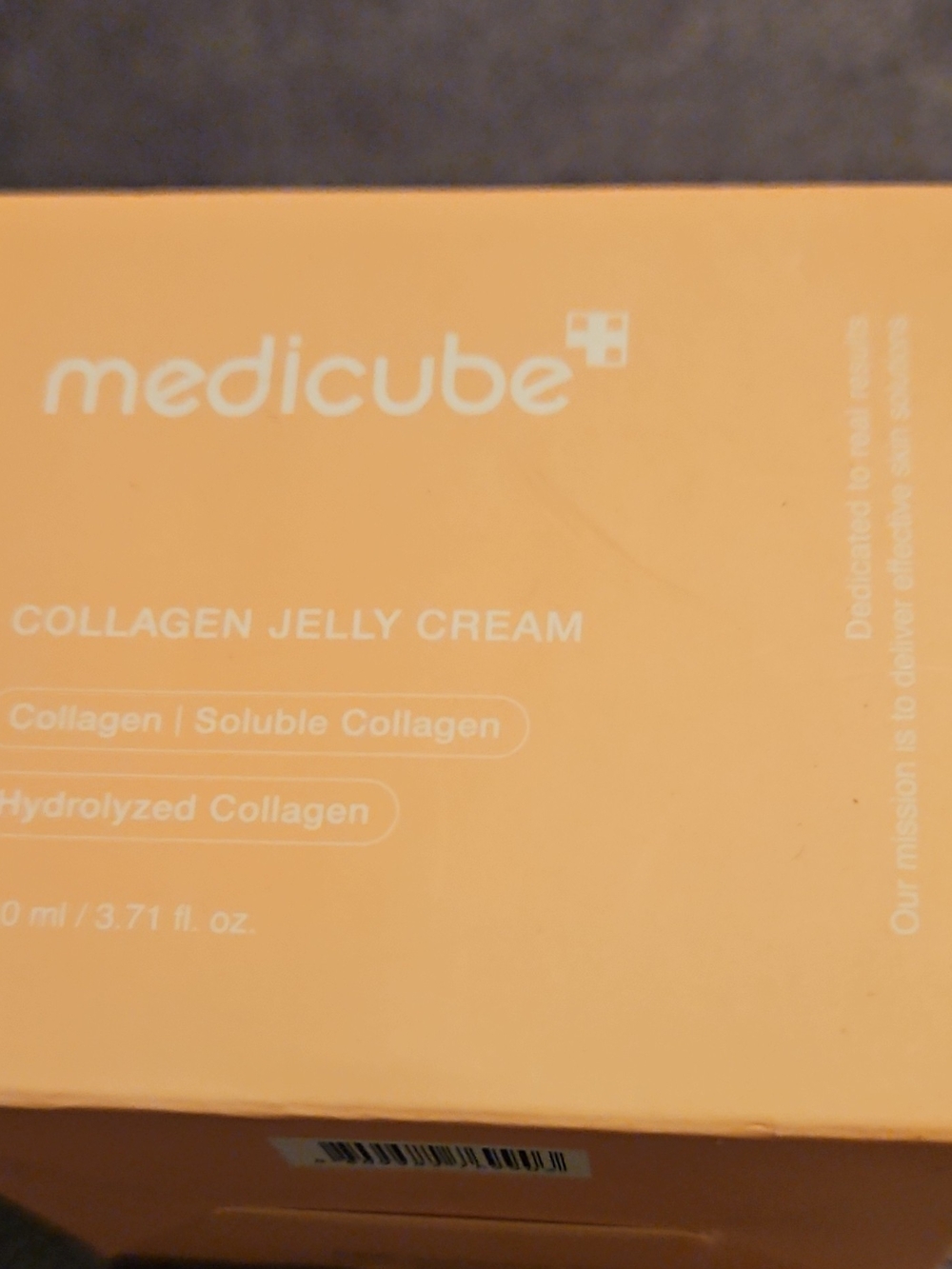 Medicube Collagen Jelly Cream - Peach-Orange Box